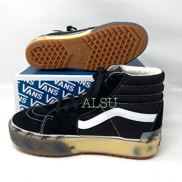 VANS Sk8-Hi Stacked LX Suede-Canvas Palm Men's - Picture 2 of 8